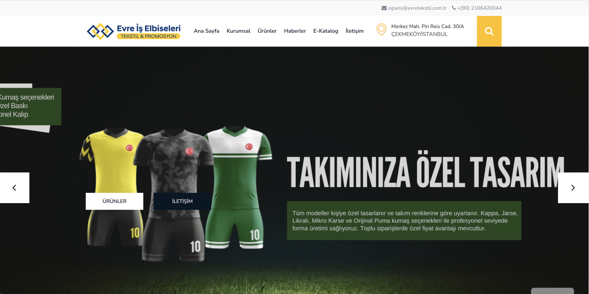 Evre Tekstil İş Elbiseleri